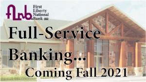 full service banking coming fall 2021
